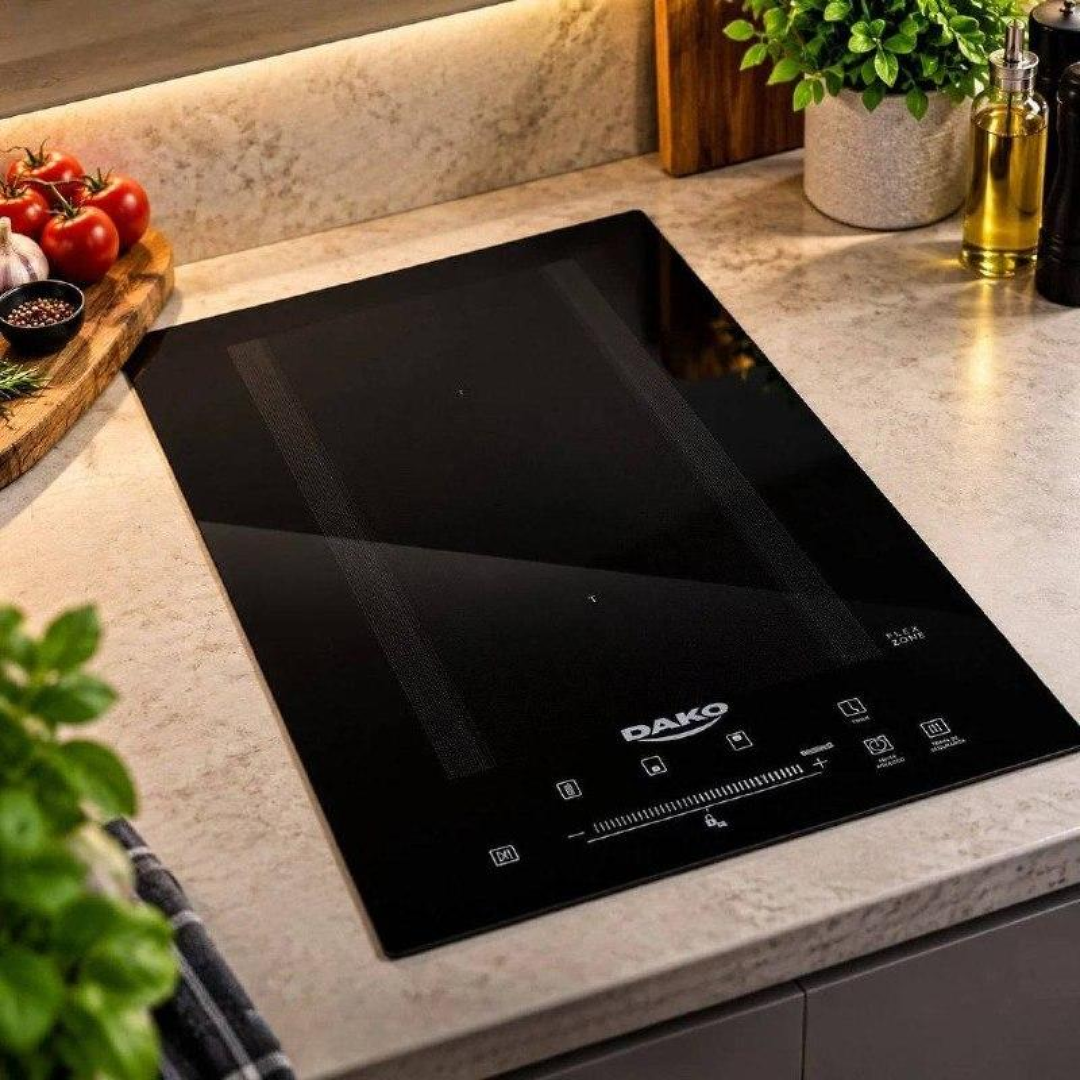 Cooktop de Indução 2 Bocas Dako com Zona Flexível