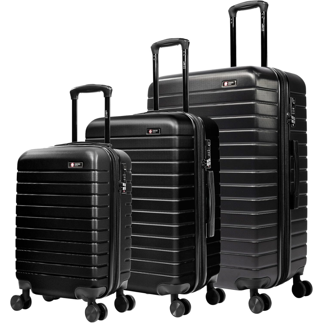 Conjunto de malas de viagem PMG Paris Swiss Move Preto