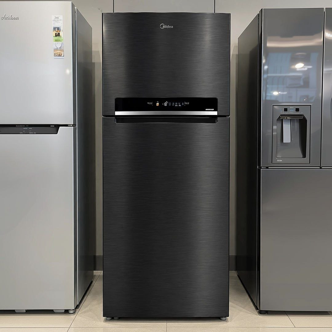 Geladeira Frost Free Duplex 473l Inverter Cor Preto Midea Preto