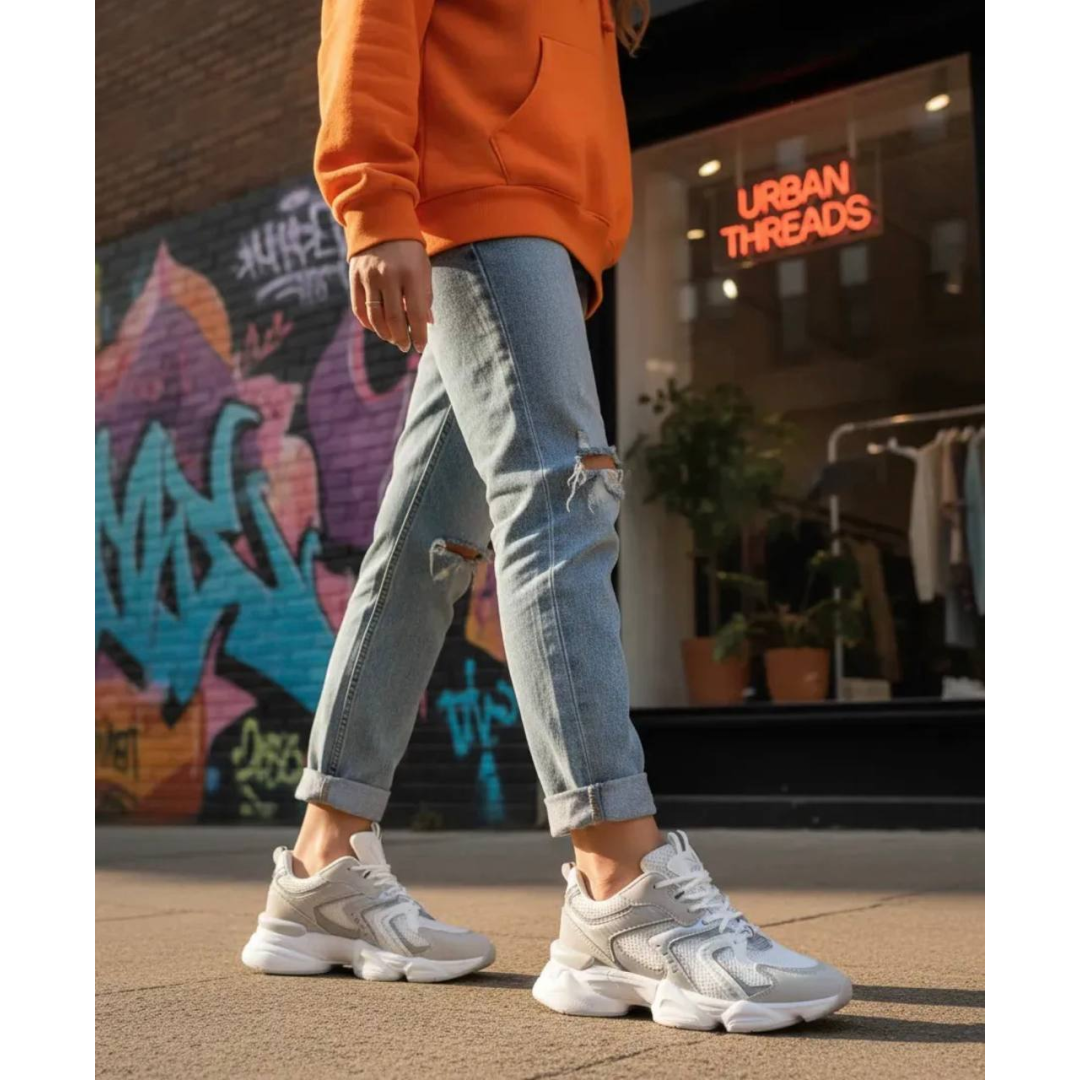 Tenis Feminino Chunky Ramarim Casual Conforto Original