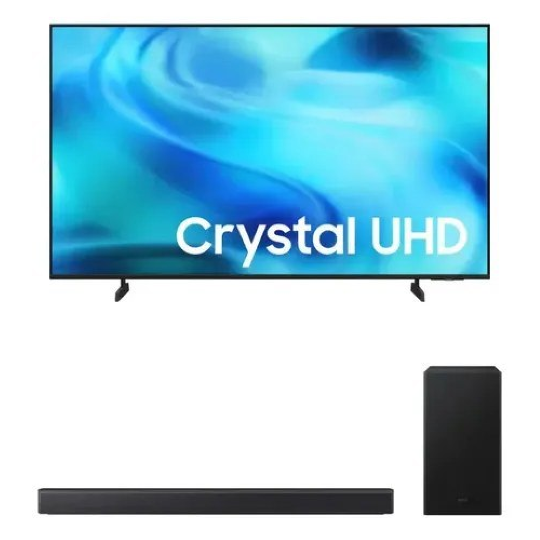 Samsung Smart Tv 58 Crystal Uhd 4k 2026 + Soundbar Samsung Hw-B450f