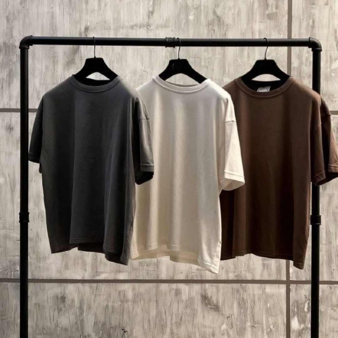 Kit com 3 Camisetas Oversized Stretwear