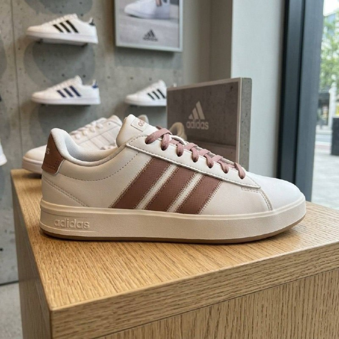 Tênis Feminino Grand Court 3.0 Adidas Branco Liso
