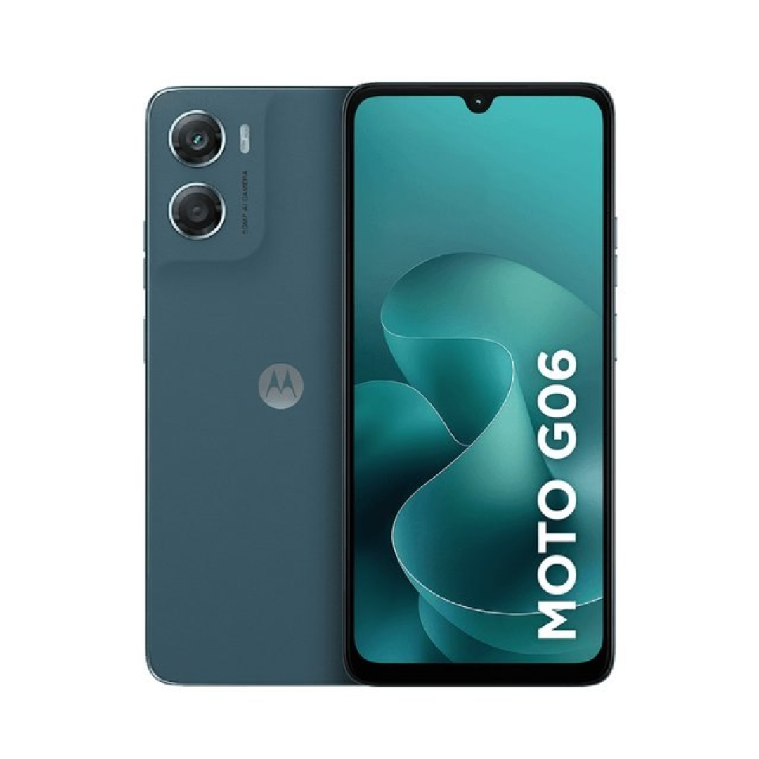 Smartphone Motorola Moto G06 128GB, 4G LTE, 12GB RAM Boost, Câmera 50MP, Tela 6.9" Azul Marinho*