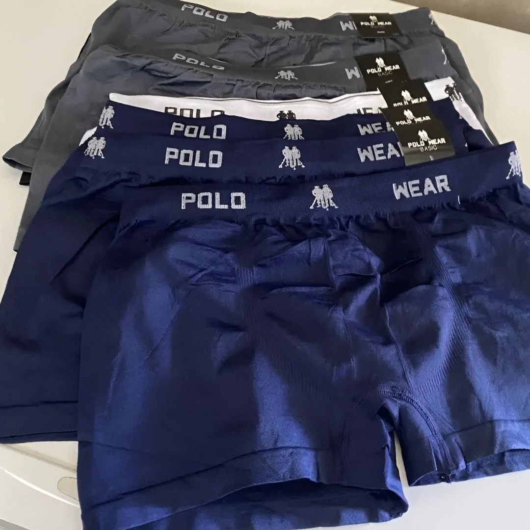 Kit com 10 Cuecas Boxer Polo Wear