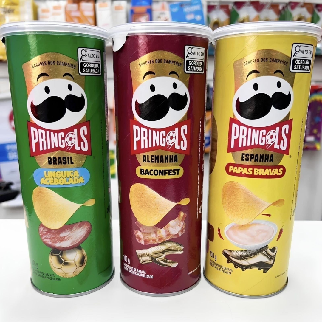 Pringles Tripack Festa do Futebol com 3 Sabores