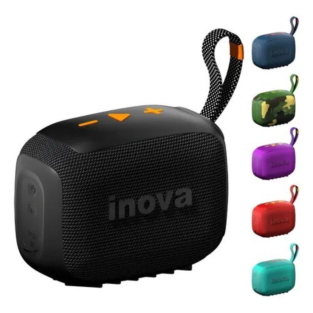 Caixa Som Bluetooth Portátil Tws Grave Potente Com Radio 15h