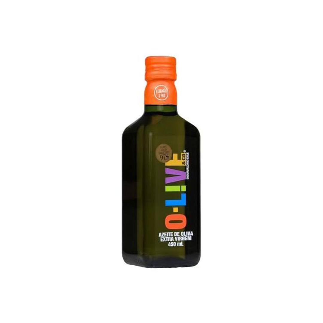 2x O-LIVE & Co, Azeite de oliva extra virgem, Chileno, vidro, 450ml