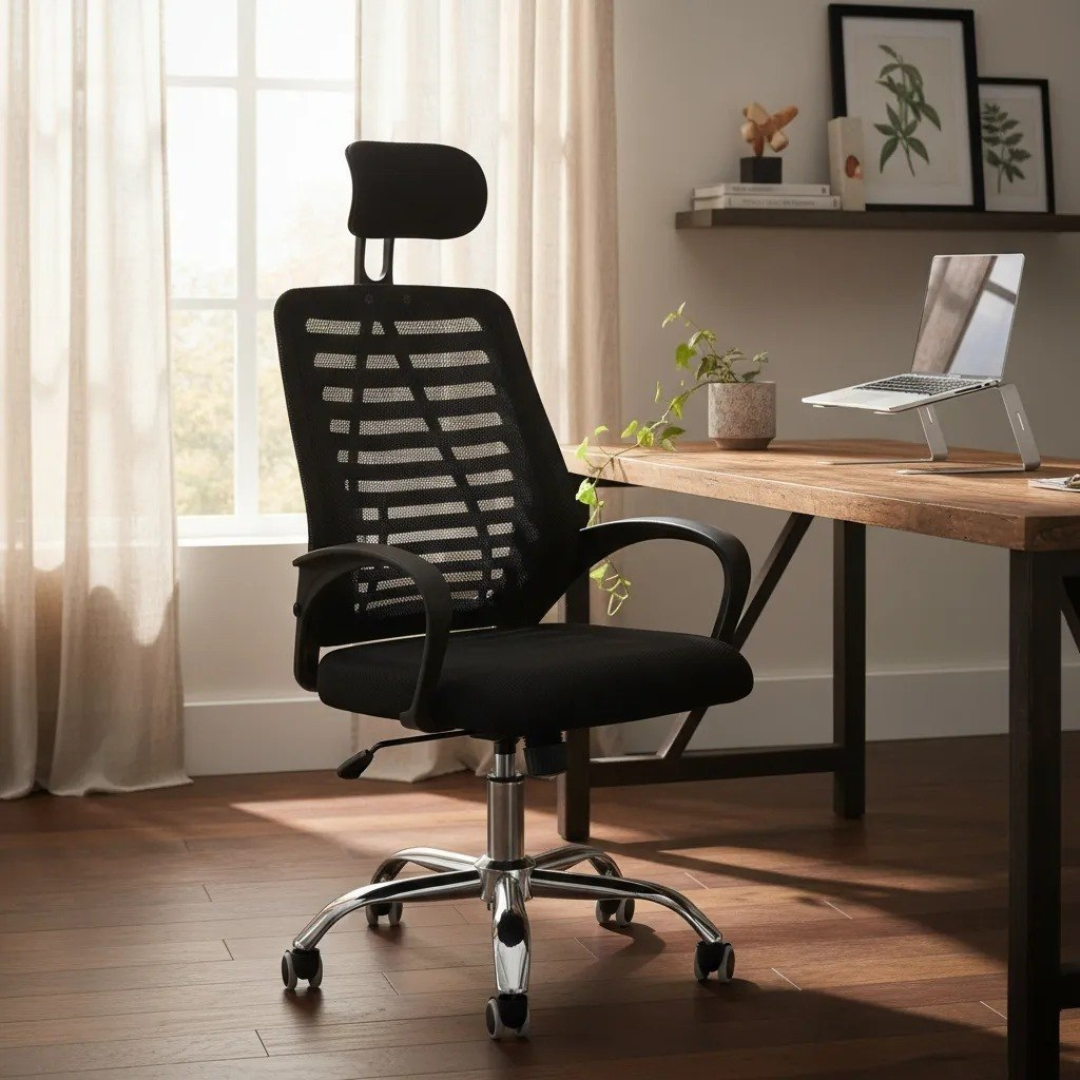 Cadeira Executiva Zebra Giratória Ergonômica