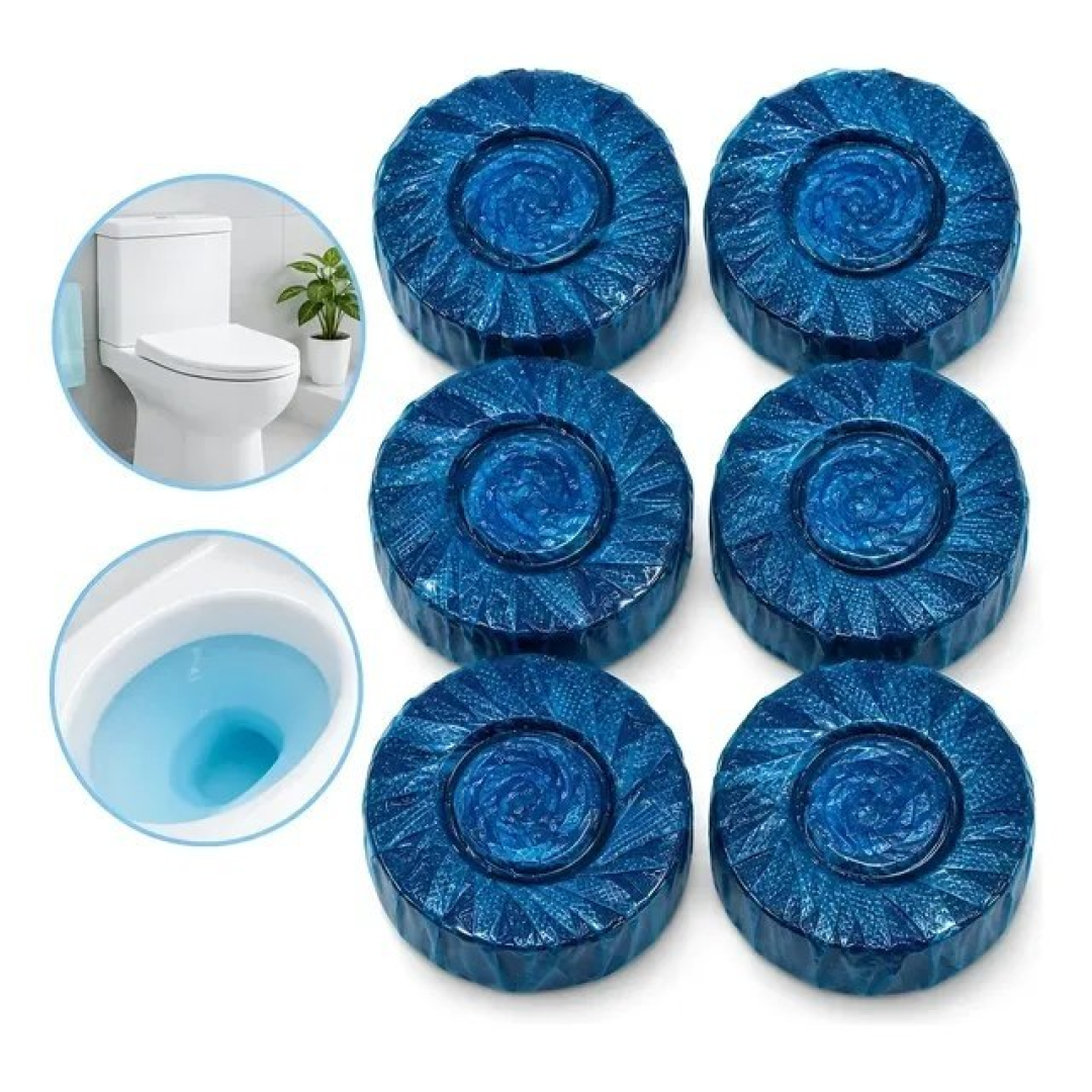 Kit 6 Pastilhas Sanitárias Para Caixa Acoplada Sanitário