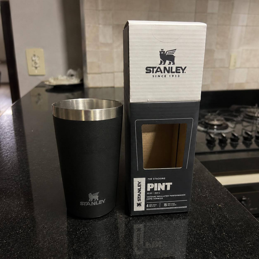 Copo Térmico para Cerveja Stanley Pint Adventure Black 2.0 354ml