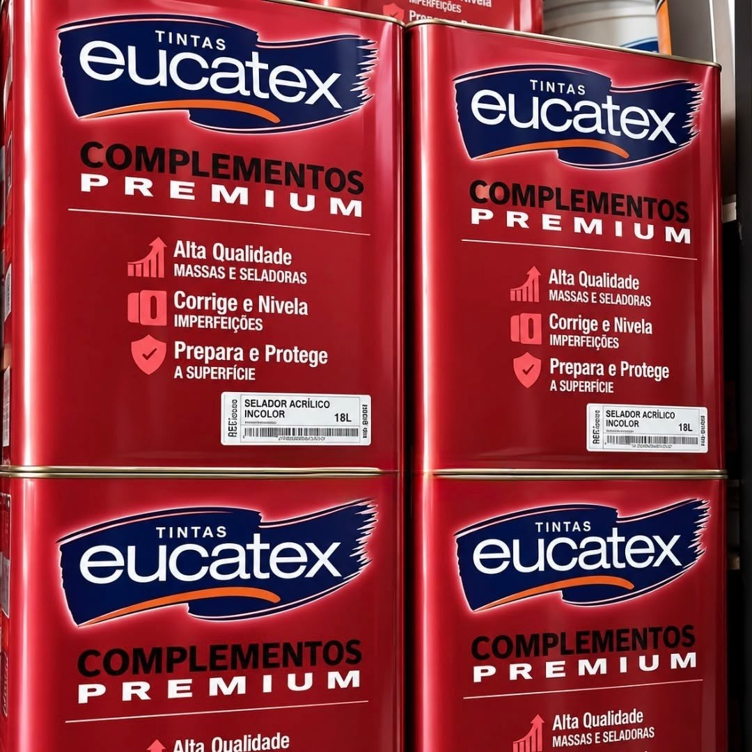 Selador Acrílico Branco Premium Eucatex Acabamento Fosco