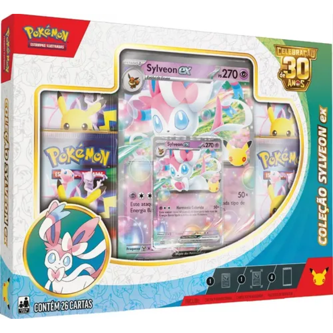 Pokémon Celebração de 30 anos – Box Ex Sylveon