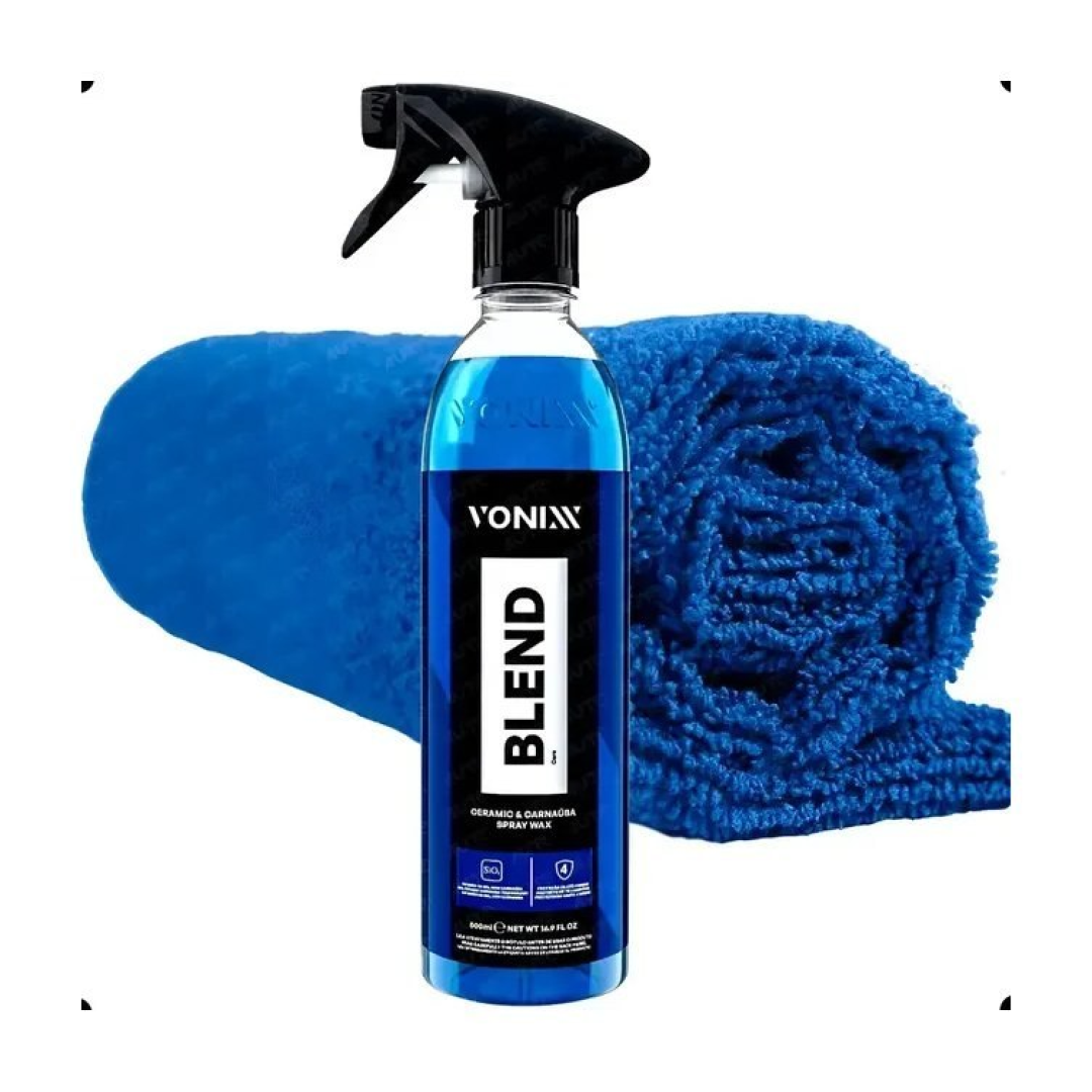 Vonixx Blend 500ml Proteção E Brilho + Flanela Microfibra