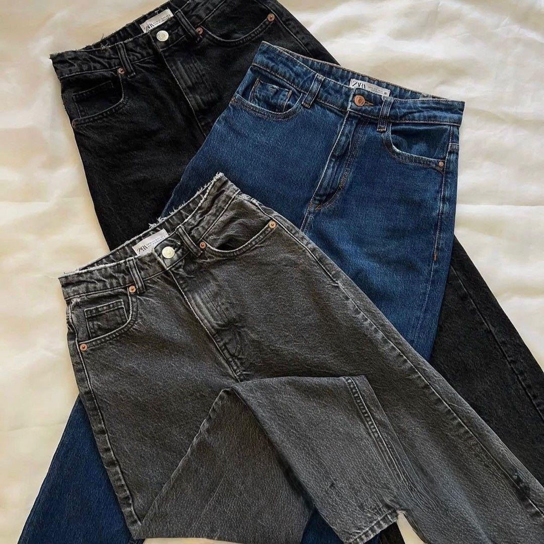 Calça Mom Jeans Feminina Cintura Alta