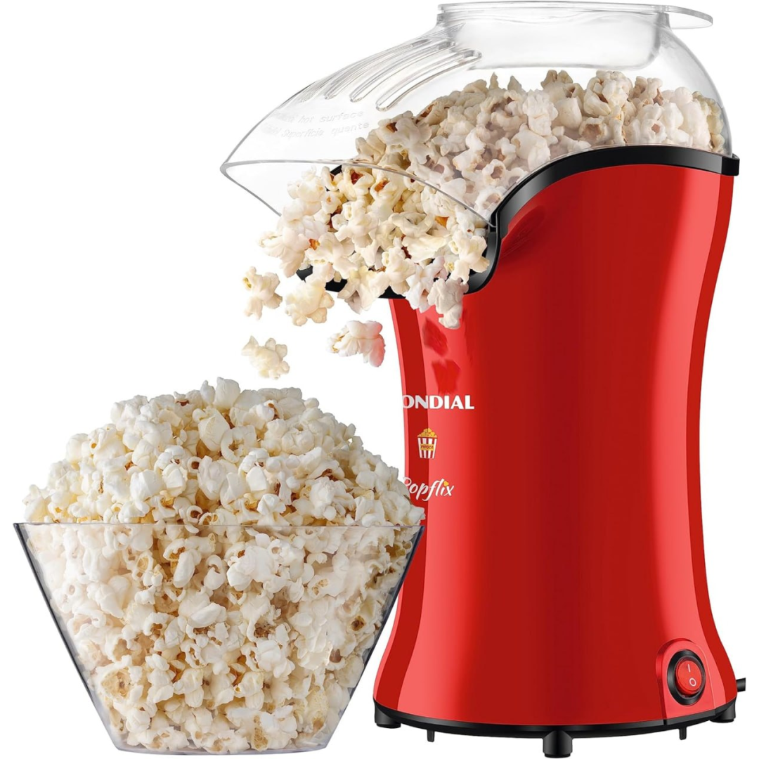 Pipoqueira Popflix, Mondial, Vermelho, 1200w, PP-03