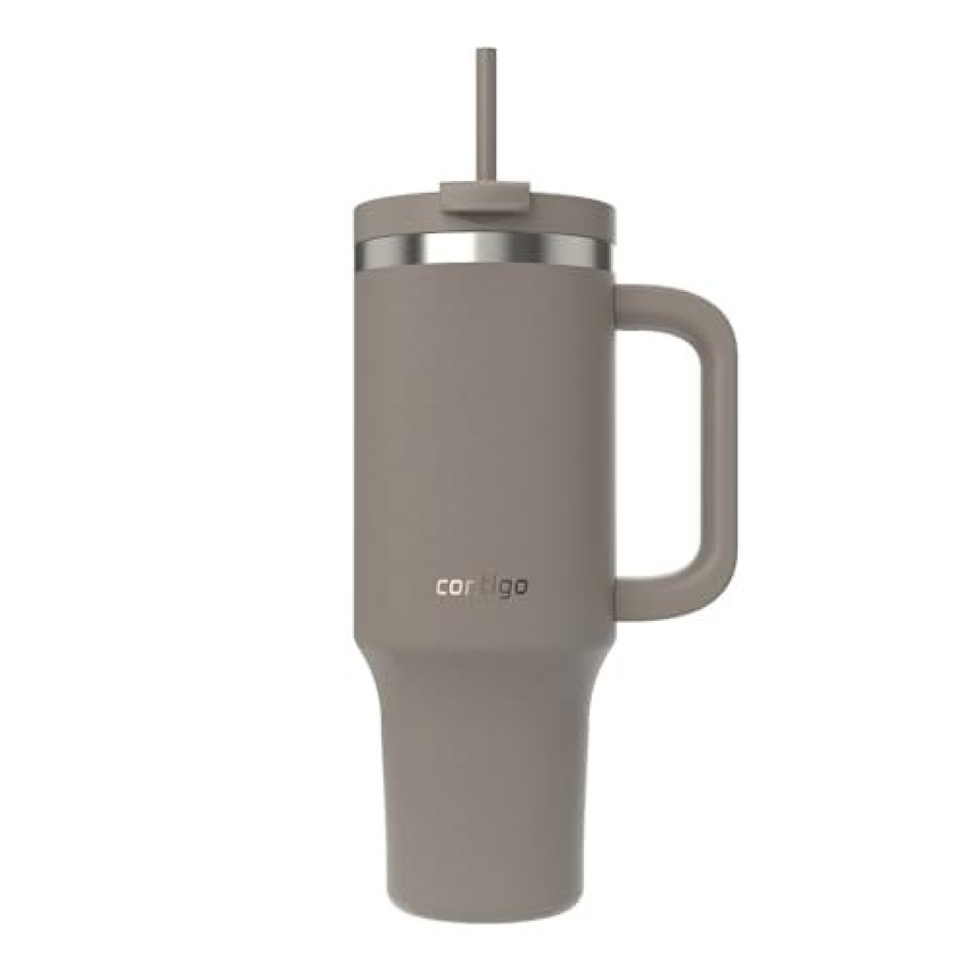 Copo Térmico com Canudo Streeterville 1,18L Cinza