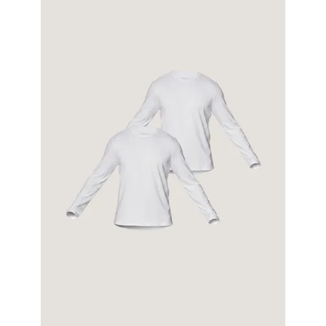 Kit com 2 Camisetas Manga Longa Calvin Klein