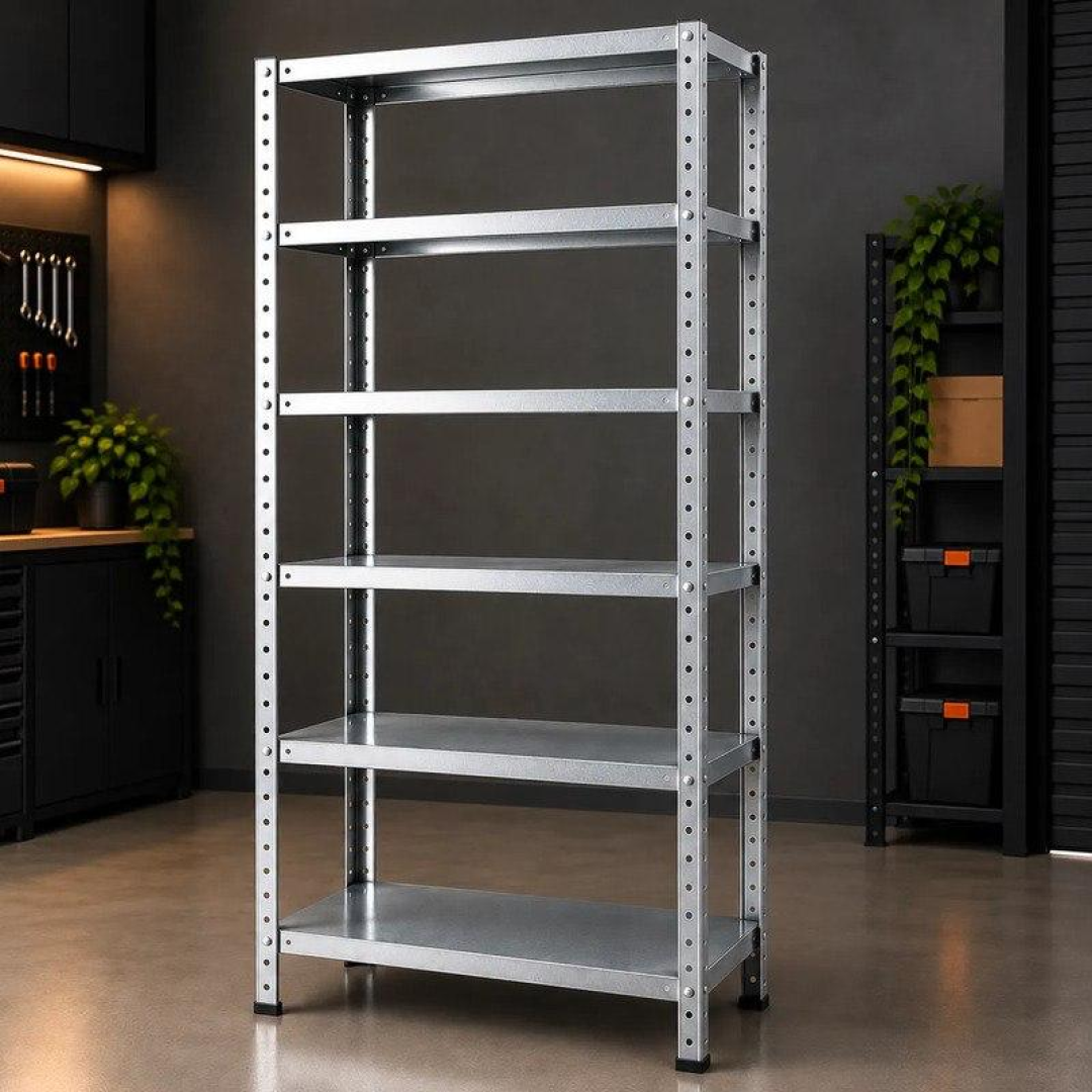 Estante Prateleira De Aço Galvanizado 6 Bandejas 198x90cm
