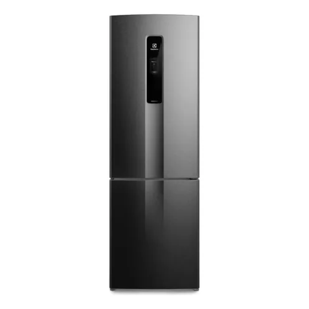 Geladeira Electrolux Frost Free Inverter 400l Ib6b Bivolt Black Inox Look