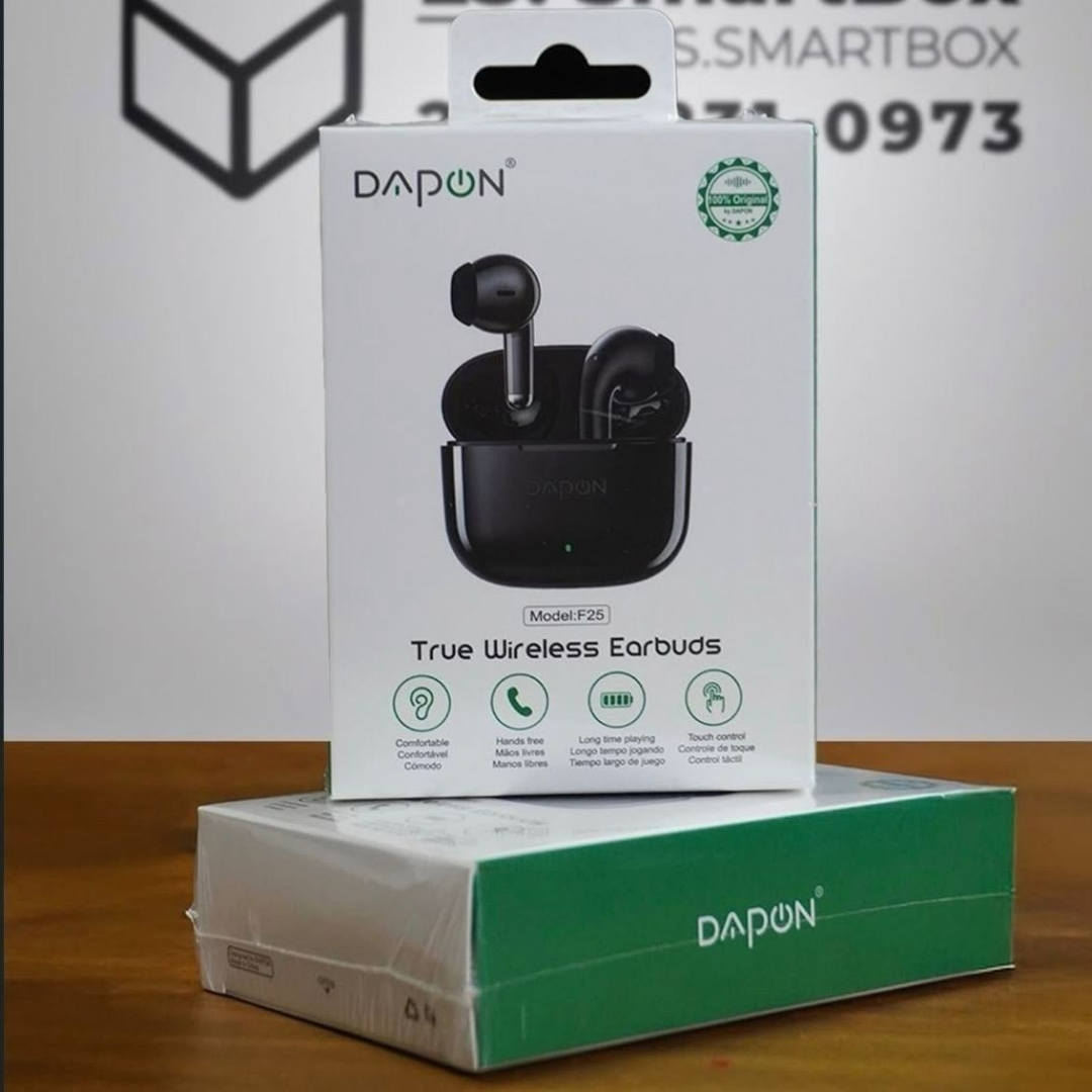 Fone de Ouvido Dapon F25 Touch sem Fio com Microfone