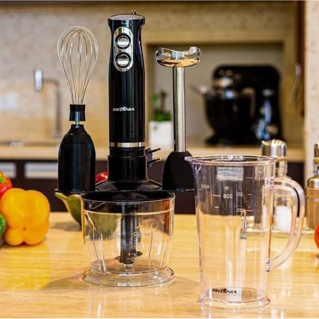 Mixer Bmx400p 3 Em 1 500w Cor Preto Britânia 110v Preto