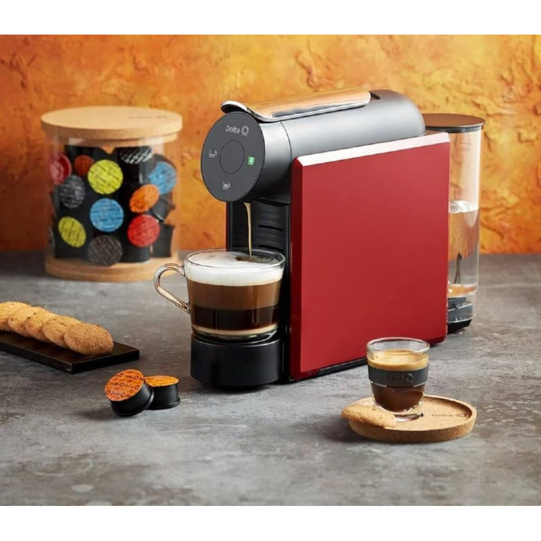 Cafeteira Cápsulas MiniQool Vermelha 127V