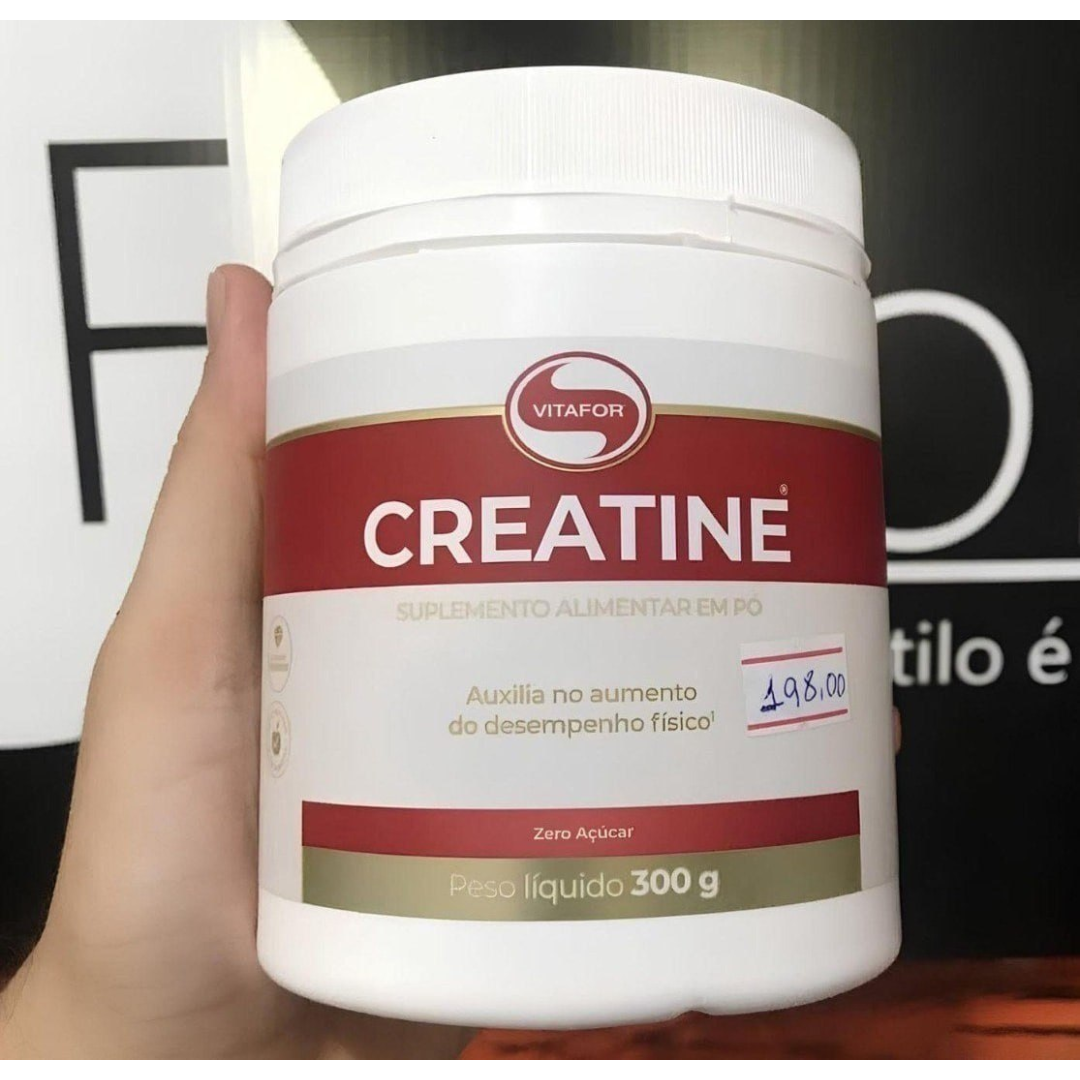 Creatina 100% Pura Vitafor 300g