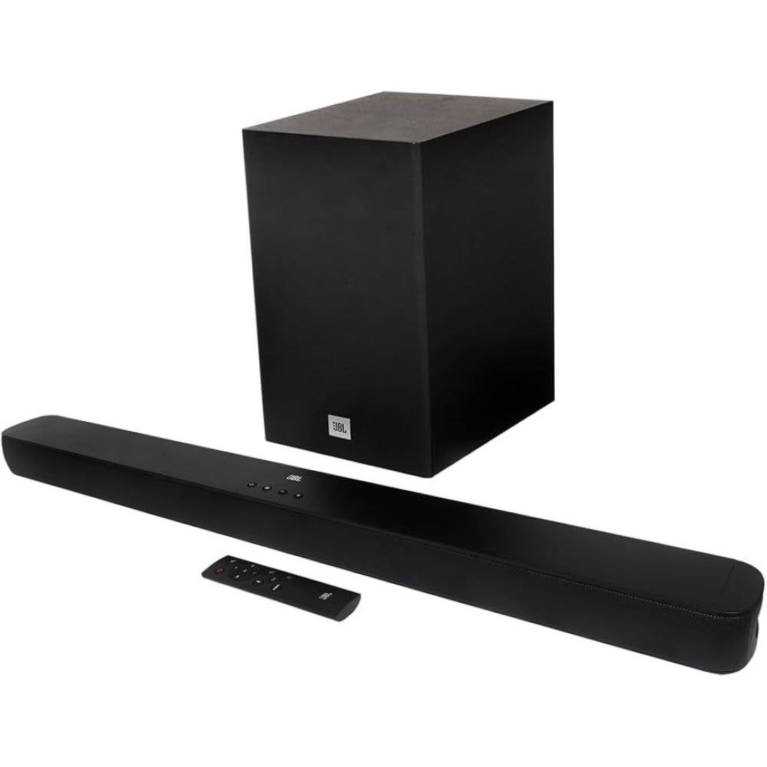 Soundbar JBL  Bluetooth, Cinema SB180, 2.1 Canais, Subwoofer de 6,5" Sem Fio  110W RMS