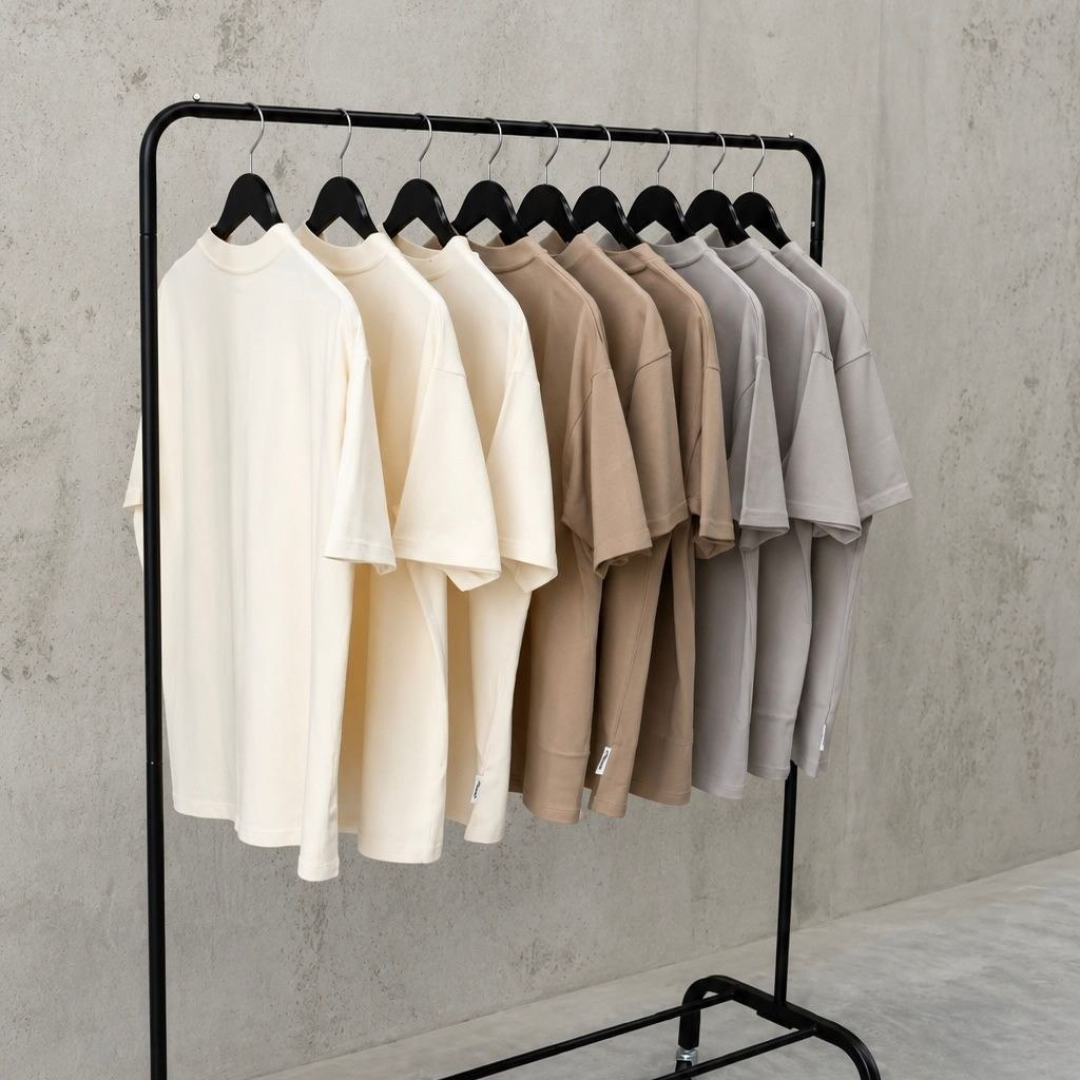 Kit com 4 Camisetas Básicas 100% Algodão