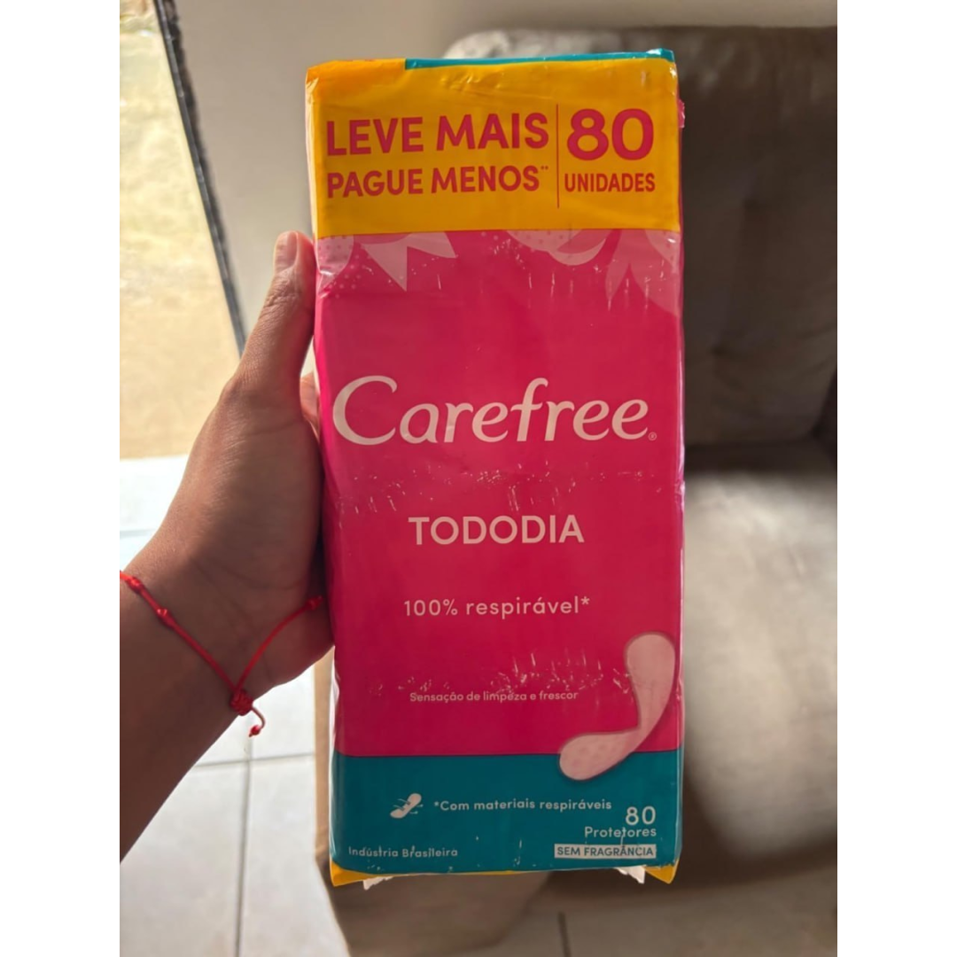 Pack 80 un. Carefree Protetor Diário s/ Fragrância