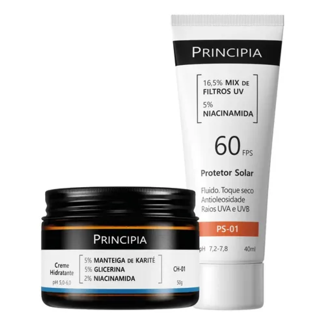 Principia Kit Hidratação E Proteção Facial Ch-01 + Ps-01