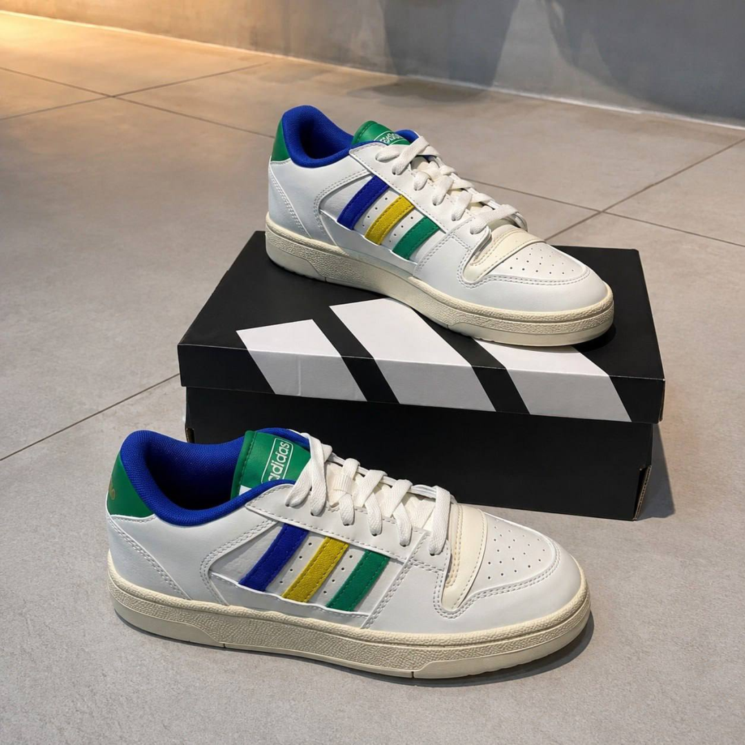 Tênis Masculino Break Start adidas Owhite/green/crewht Lisa 40 Br