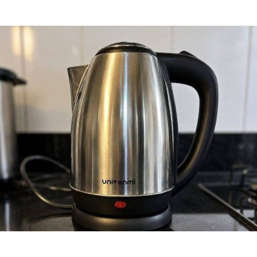 Chaleira Elétrica 1200w Unitermi Atacama Prateado 1,8l