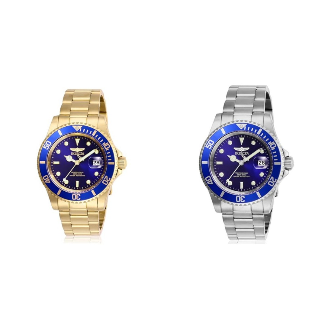 Relógio Invicta Pro Diver com pulseira de aço inoxidável