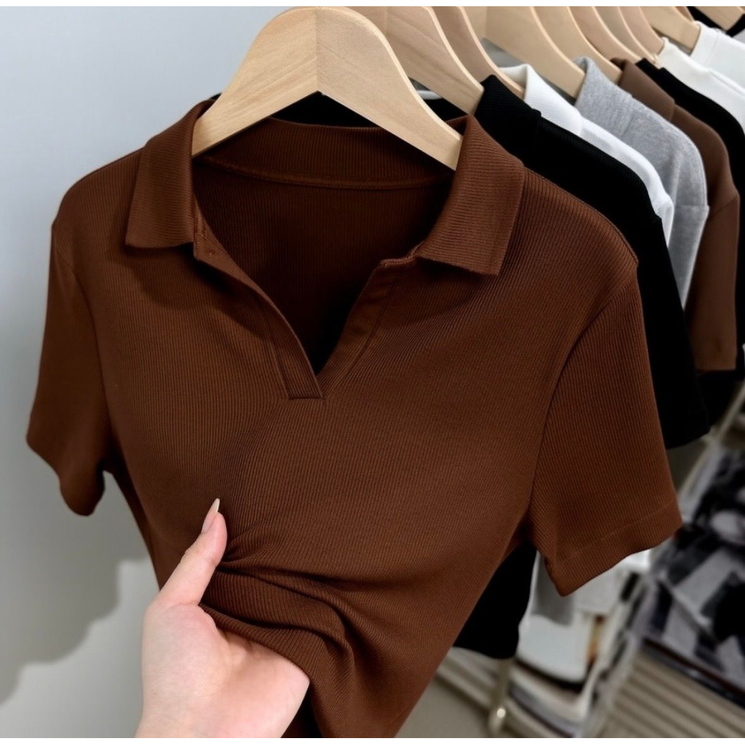 Kit com 3 Blusa Gola Polo Canelada