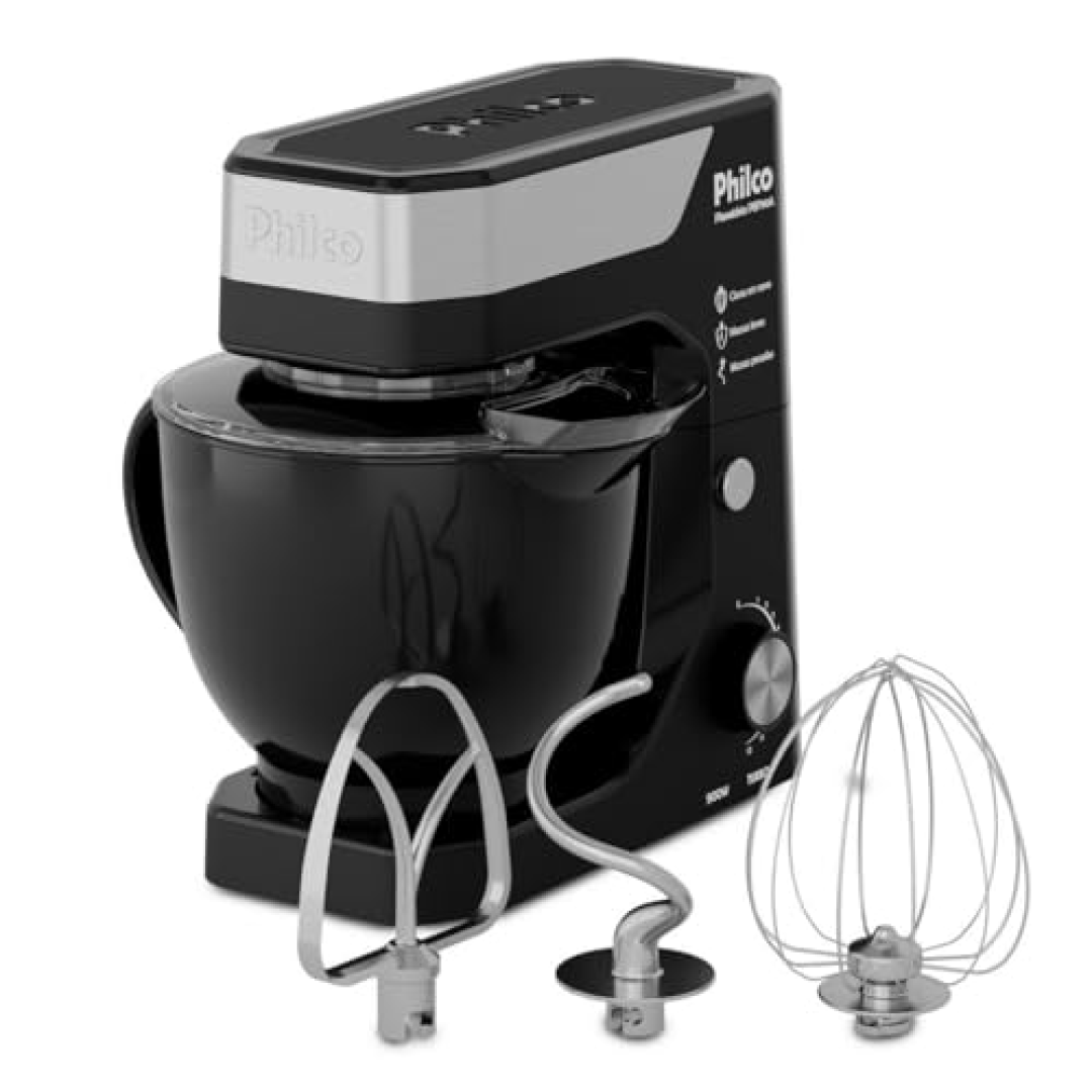 PARCELADO! Batedeira Philco Planetária PBP90A Turbo 900W