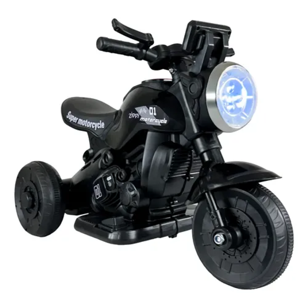Mini Moto Elétrica Infantil First Custom Preto Zippy Toys