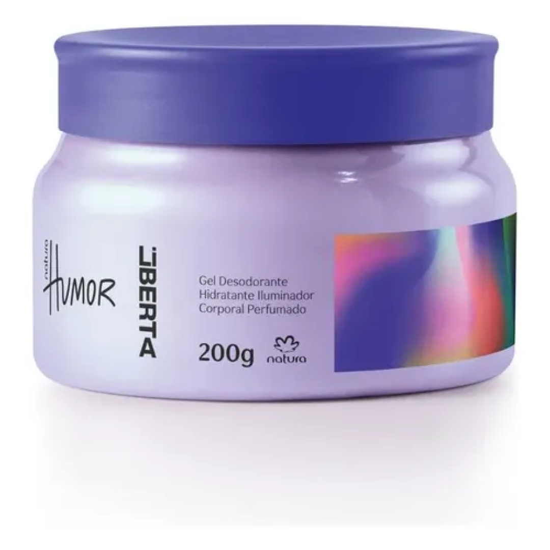Gel Hidratante Iluminador Corporal Perfumado Humor Liberta 200G