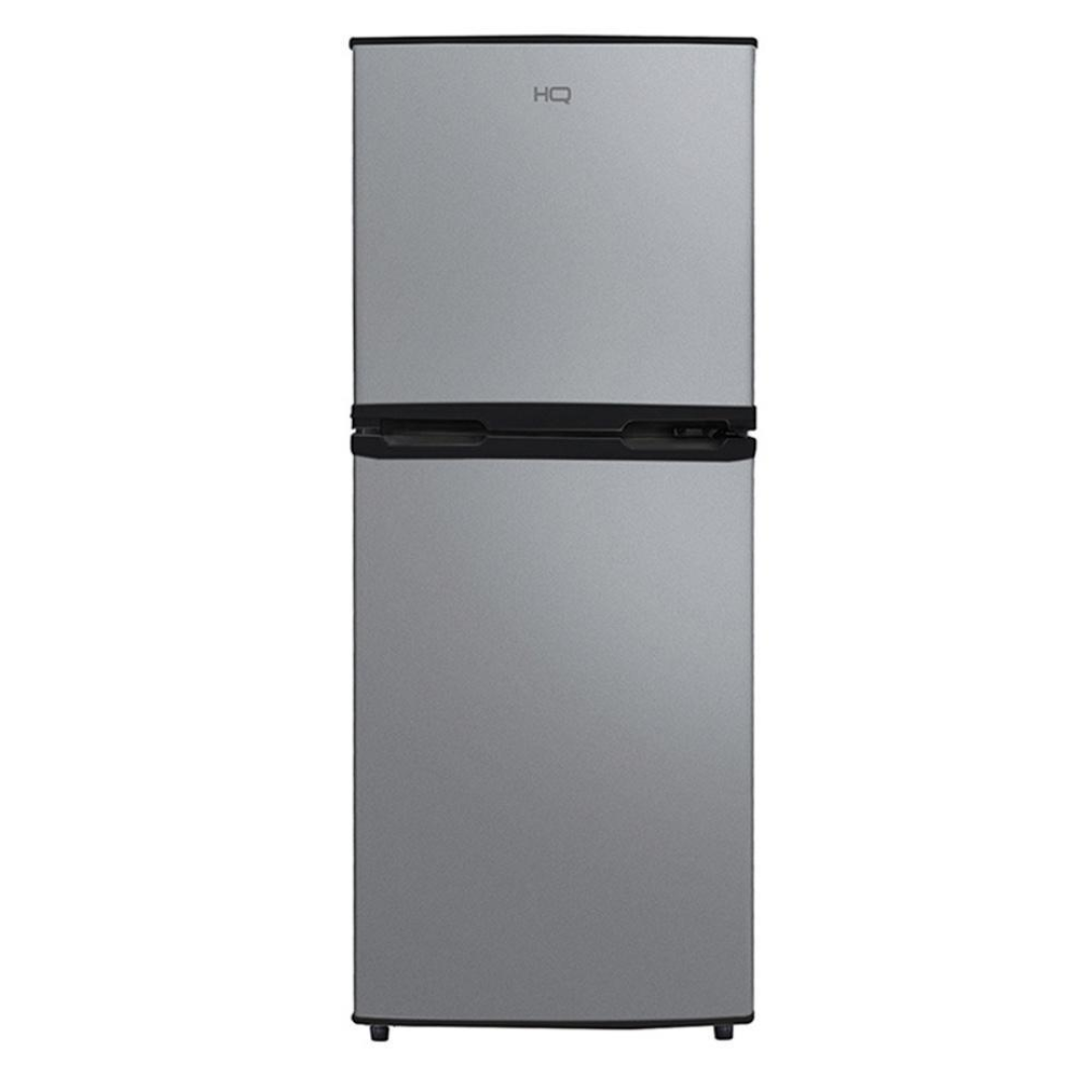 Geladeira Refrigerador Compacto Hq 140L Duplex Defrost, Baixo Consumo A+++ Preto/Cinza Hq-140Rdf 220V