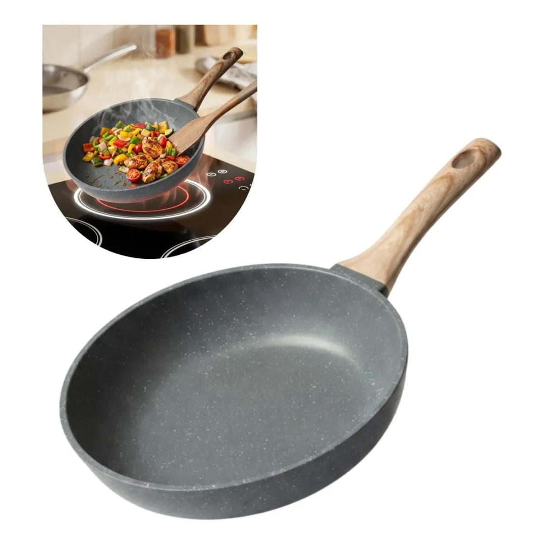 Frigideira Cerâmica Antiaderente 20Cm Com Fundo De Indução Dinda Home