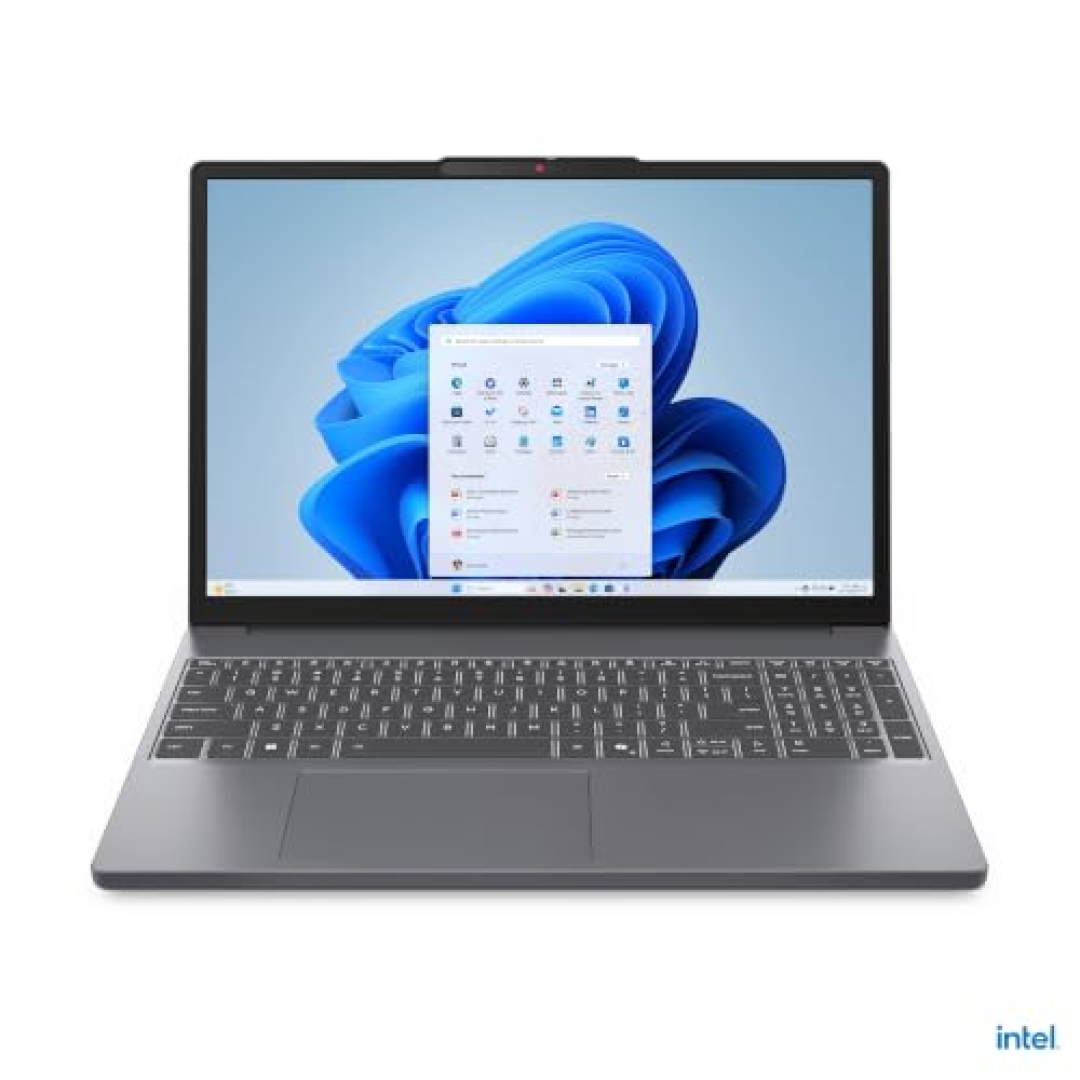Notebook Lenovo IdeaPad Slim 3 15.3" Luna Grey Intel Core 3 100U, 8GB RAM, 256GB SSD, Windows 11