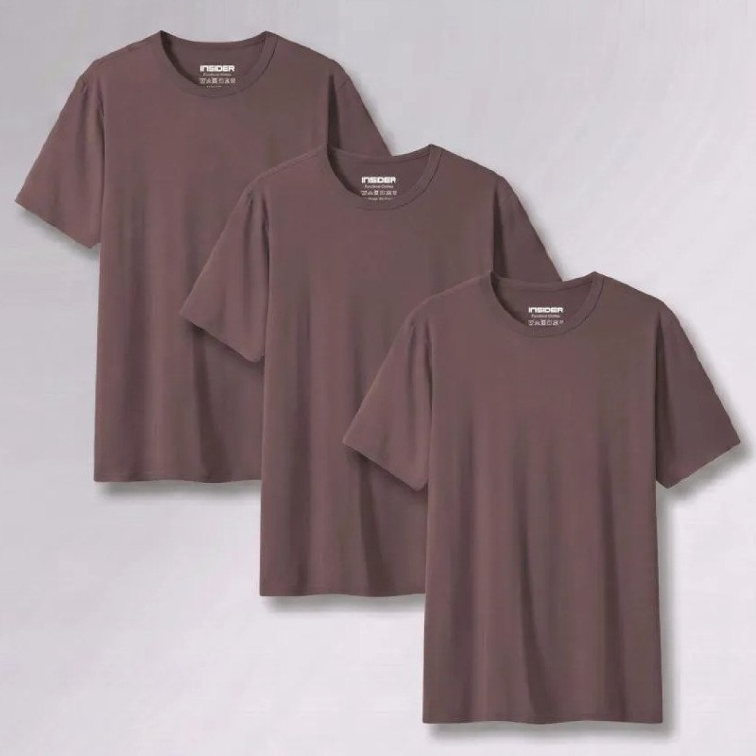Kit 3 Camisetas Light T-shirt Insider