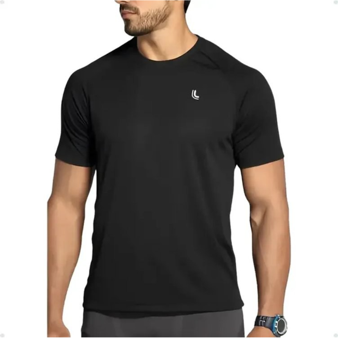 Camiseta Esportiva Lupo Masculina Dry Academia Confortável (3 cores)