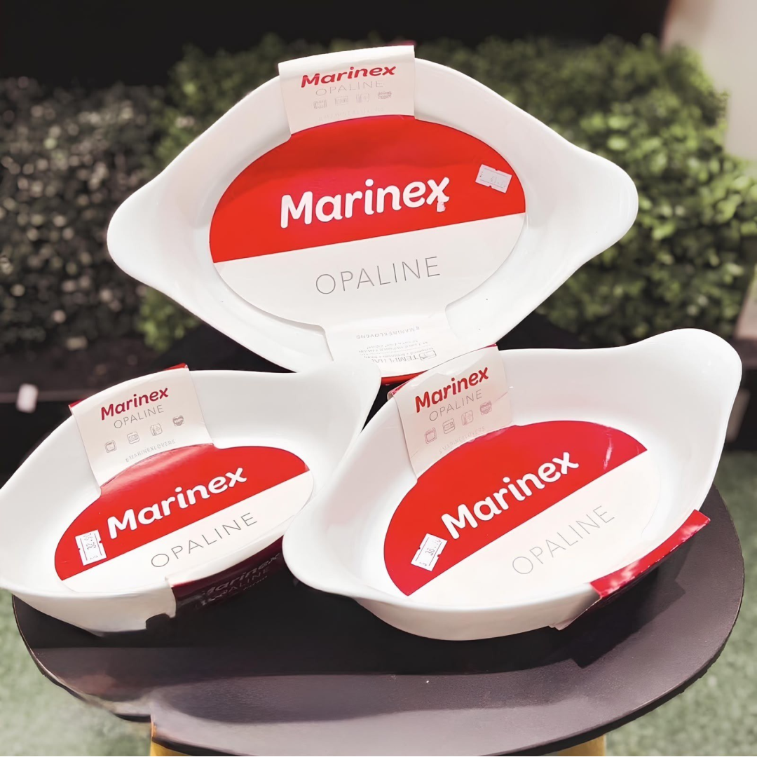 Conjunto com 3 Marinex Conjunto de Assadeiras Oval