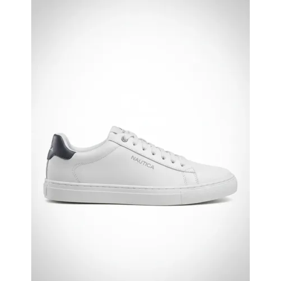 Sneaker Nautica Laminado E Sola De Borracha Areia Liso Tam 37 e 38
