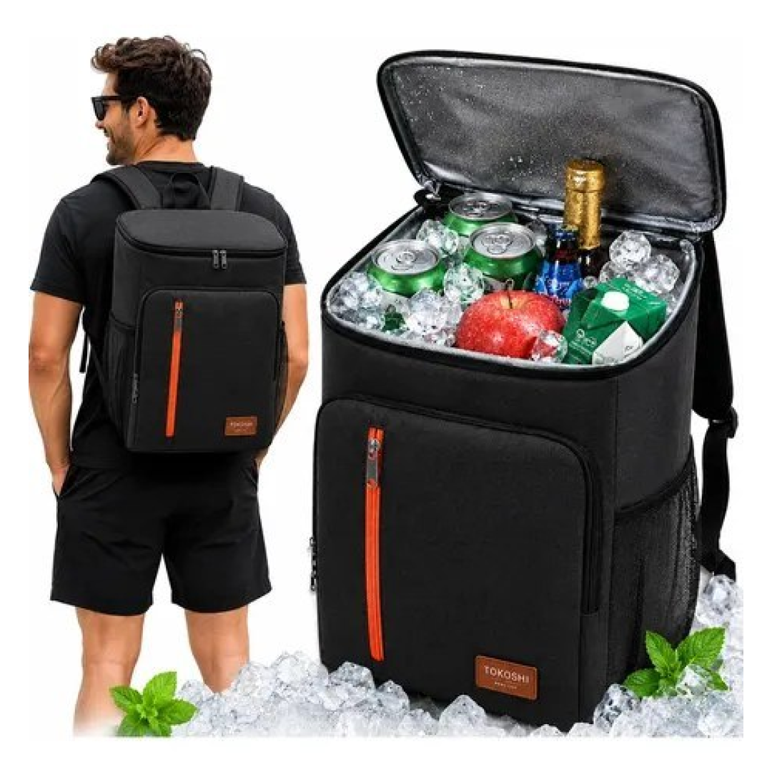 Bolsa Térmica Mochila Marmita Grande Cooler Impermeável 20 litros