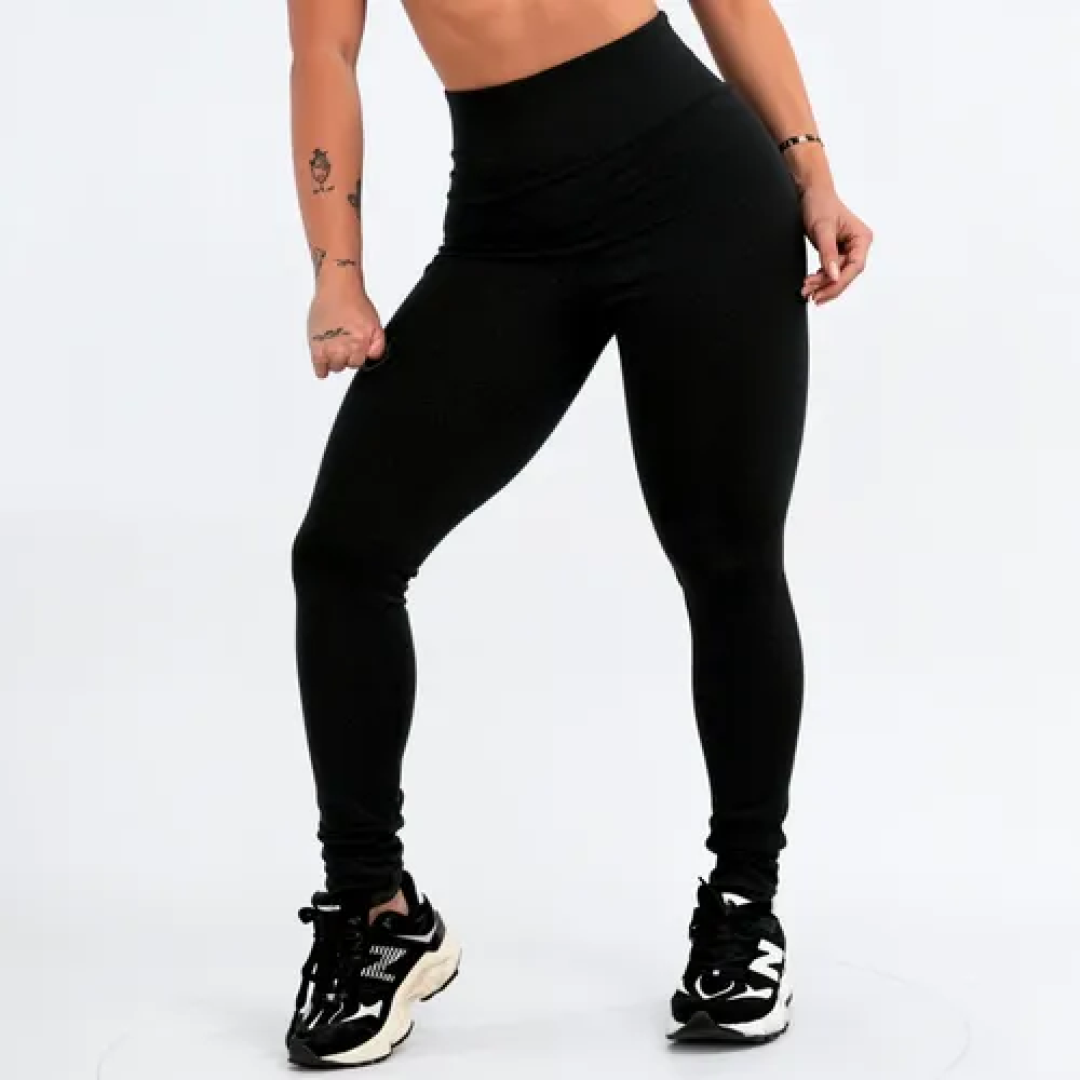 Calça Legging Flare Zero Transparência