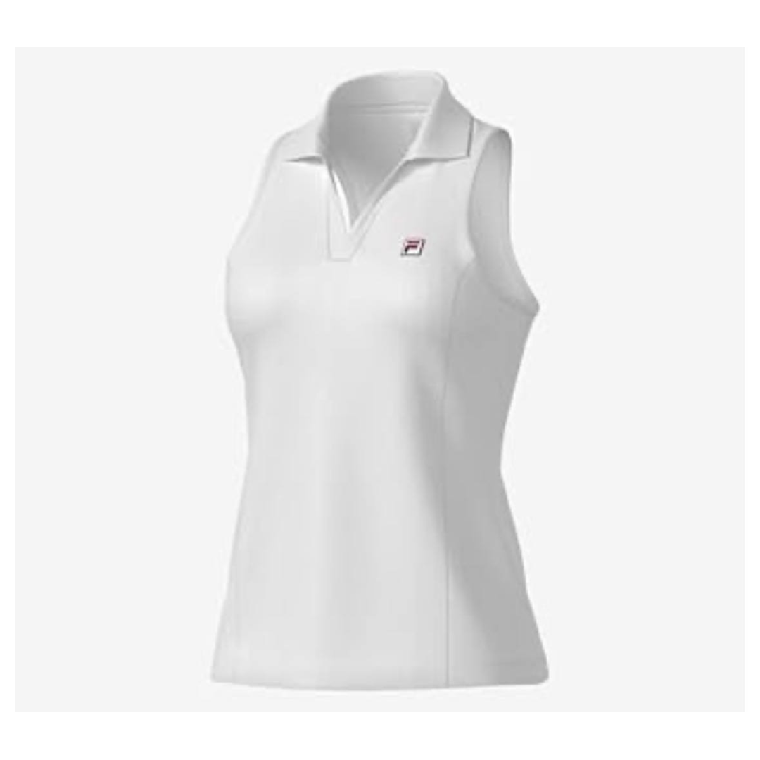 Regata Feminina Fila Polo Tennis Basic, Branco, M