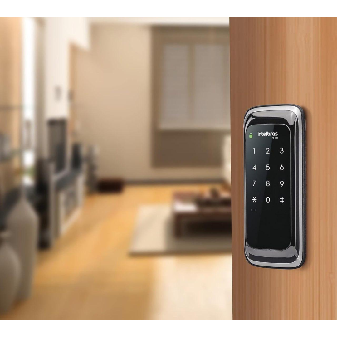 Fechadura Digital Intelbras Fr101 Preto